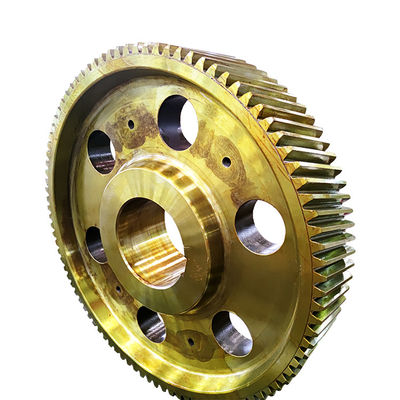 Casting Straight 42CrMo 50mm Steel Worm Gear Spur Helical Gear